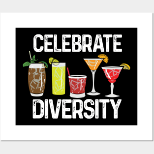 Cocktails - Celebrate Diversity Posters and Art